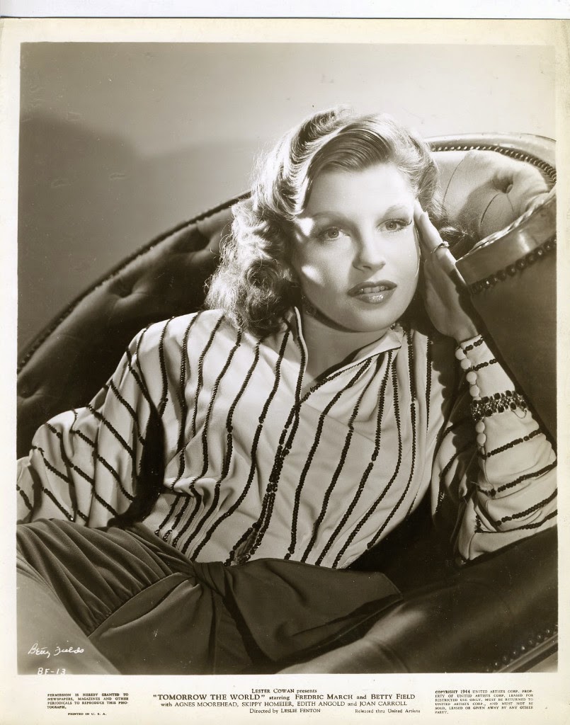 Slice of Cheesecake Betty Field, pictorial