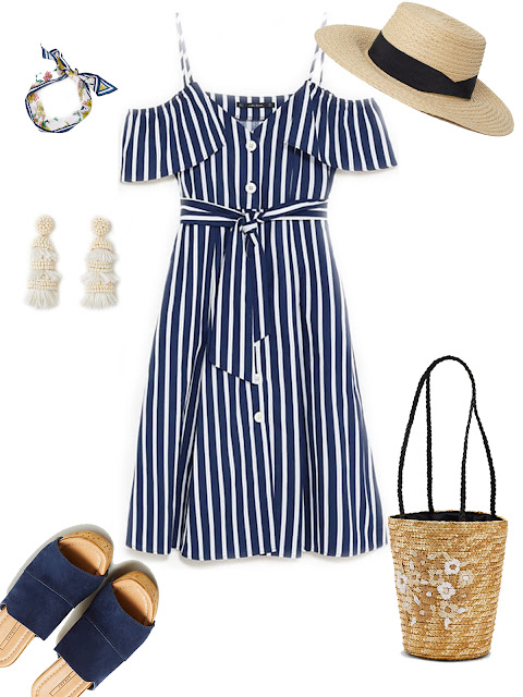 Summer navy outfit