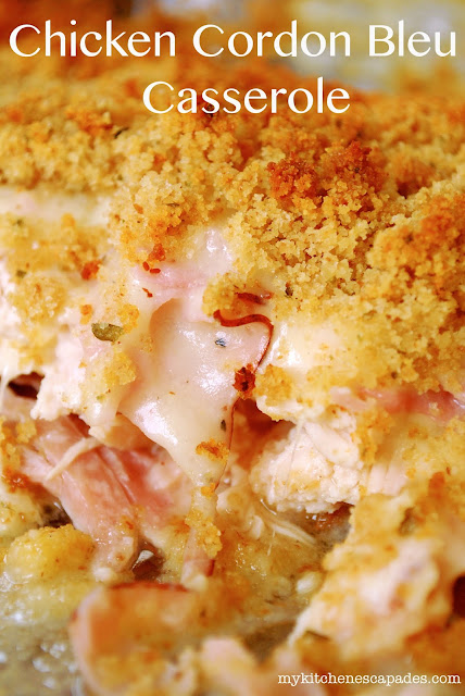 Indulge yourself with this easy, creamy, delicious Chicken Cordon Bleu Casserole for dinner. Kids, husbands, and wives a like are sure to LOVE this dish!