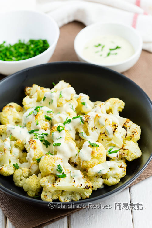 焗椰菜花乳酪芥醬汁 Roasted Cauliflower with Yoghurt Mustard Sauce03