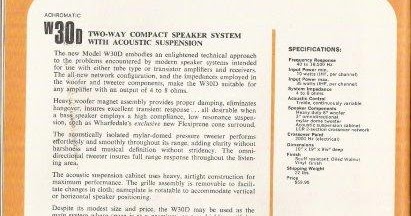 wharfedale w30d