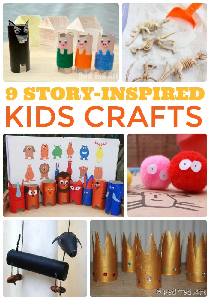 9 Story Inspired Kids Crafts