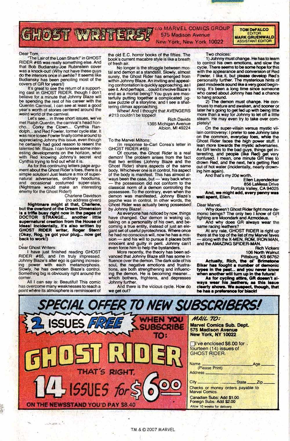 Ghost Rider (1973) Issue #69 #69 - English 29