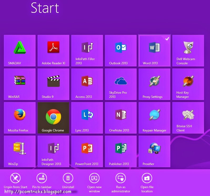 add app shortcut to desktop windows 10