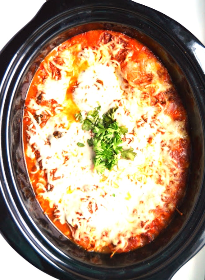 Slow Cooker Veggie Loaded Lasagna | The Nutritionist Reviews