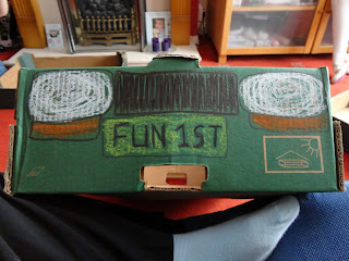 Mummy's Cardboard Box Car