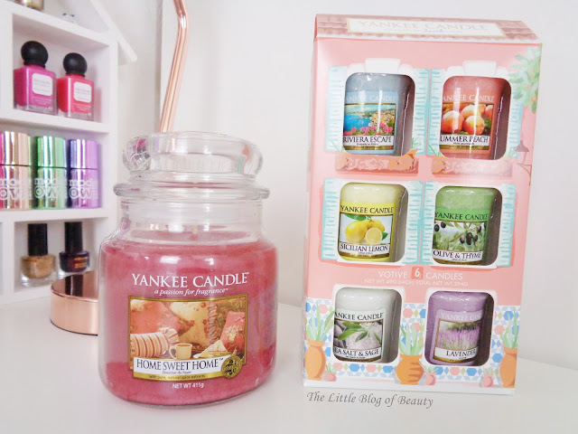 Yankee Candle Riviera Escape & Home Sweet Home 