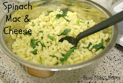 Spinach Mac and Cheese