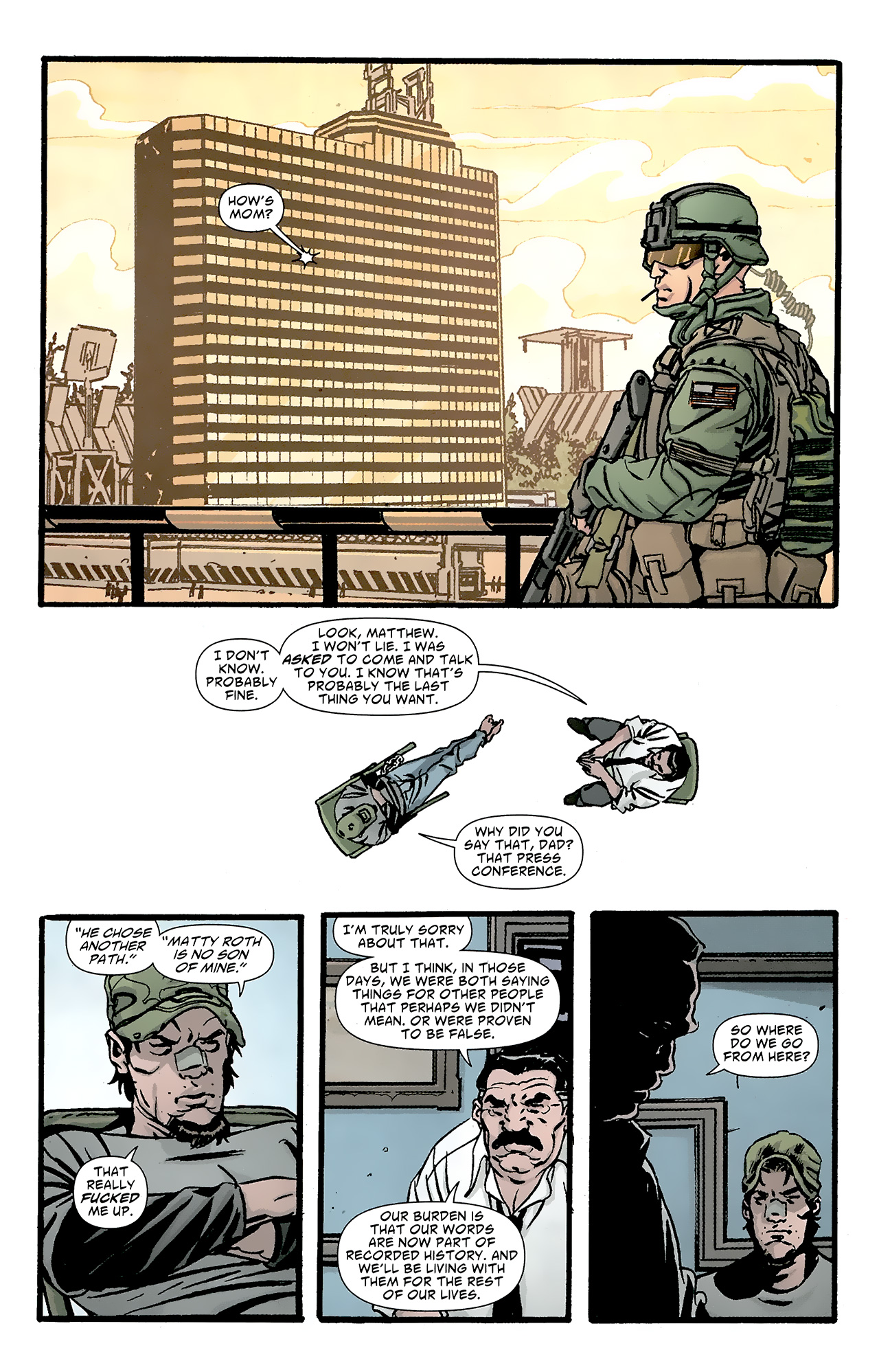 Read online DMZ (2006) comic -  Issue #54 - 10