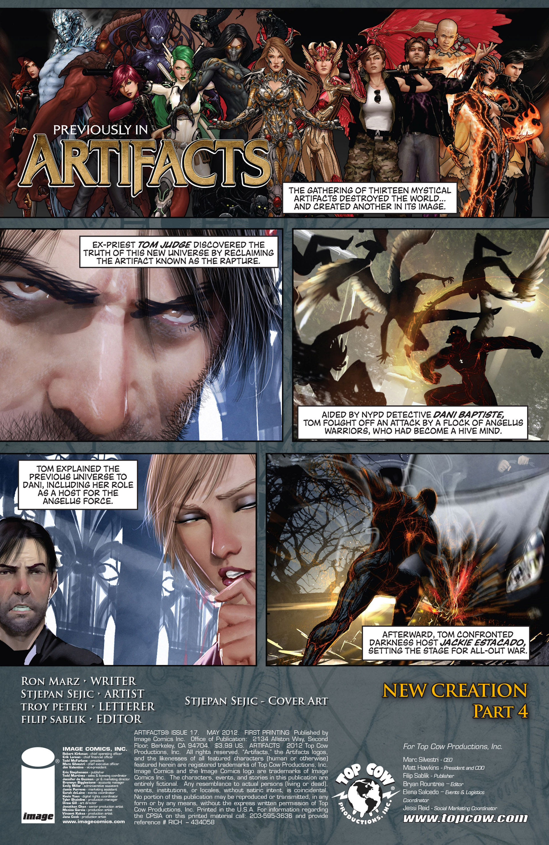 Read online Artifacts comic -  Issue #17 - 2