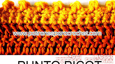 Cómo tejer el punto picot / Aprende Crochet