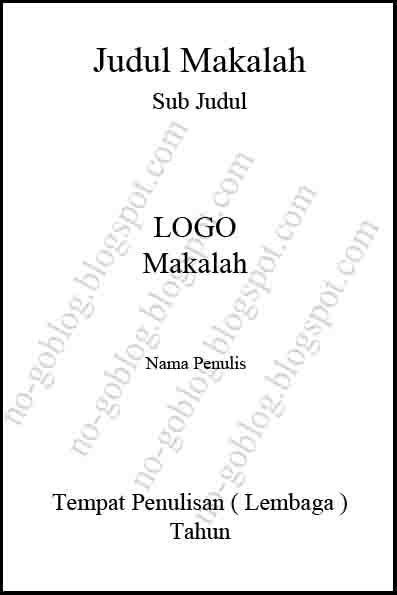 Contoh Cover Makalah