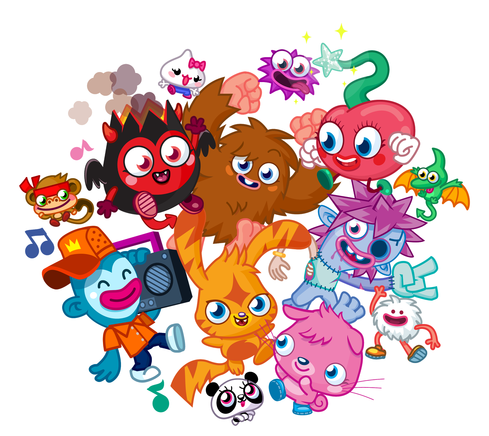 Moshi Monsters Colouring Pages Coloring Pages