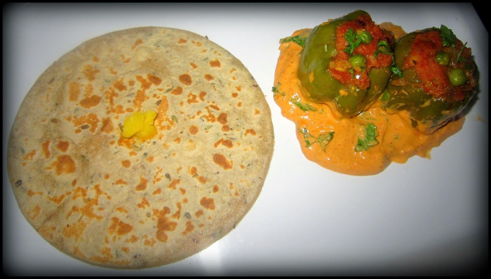 Archies Authentic Touch Kashmiri Roti with Stuffed Capsicum Peanut