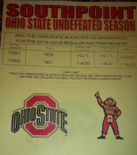 Ohio State prop at South Point