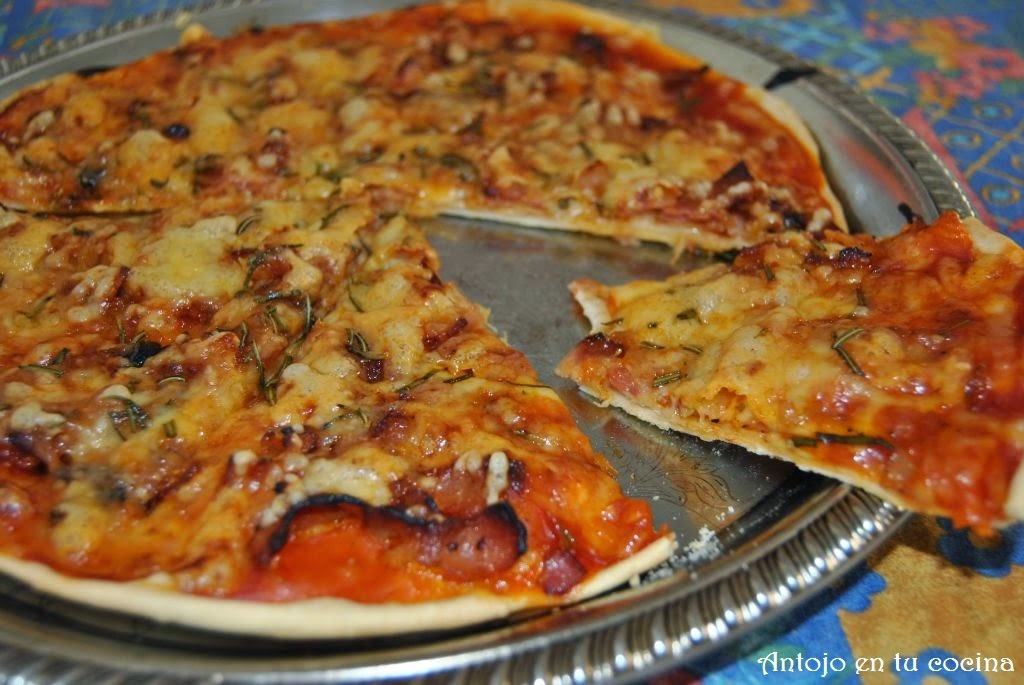 Masa de pizza muy rápida y crujiente con solo 4 ingredientes - Antojo en tu  cocina