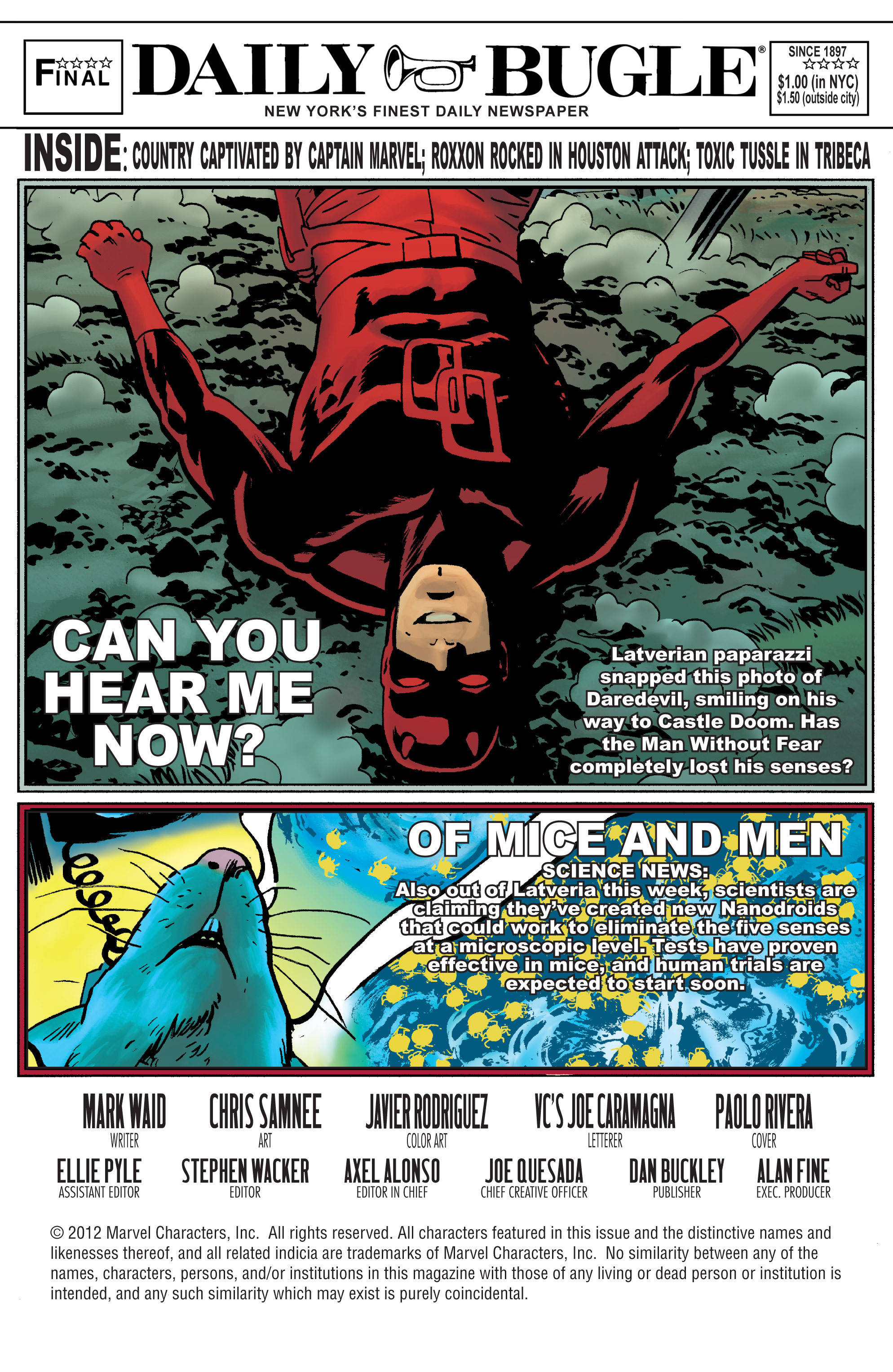 Read online Daredevil (2011) comic -  Issue #15 - 2
