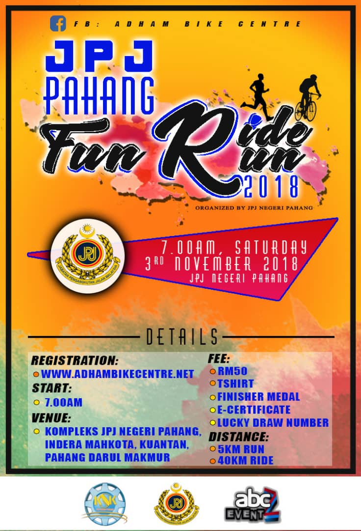 RUNNERIFIC JPJ Pahang Fun Run & Ride 2018