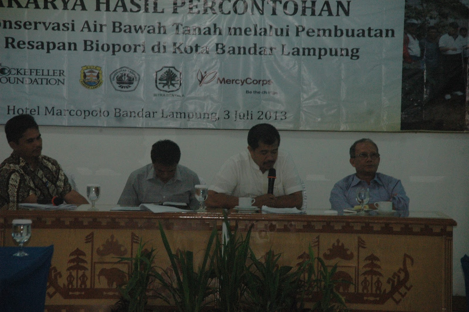 RUMAH INFORMASI BIOPORI LAMPUNG LOKAKARYA BIOPORI