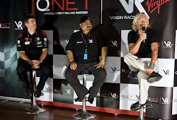 QNet - Virgin Racing : Partnership Press Conference Launch in Abu Dhabi United Arab Emirates