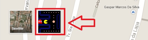 Google transforma Maps no jogo Pac-Man