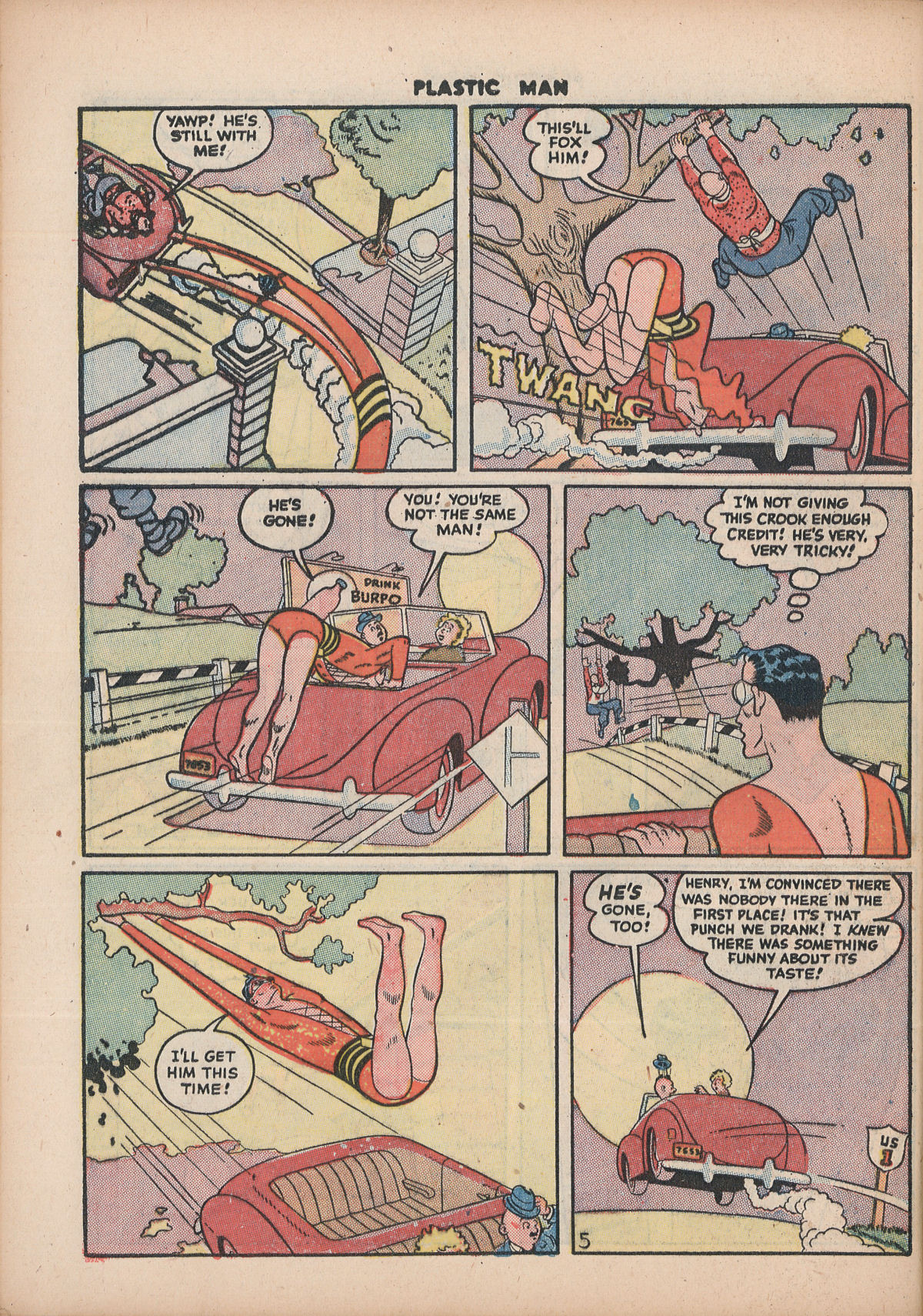 Read online Plastic Man (1943) comic -  Issue #6 - 40