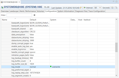 Enable point-in-time recovery for your HANA, express edition