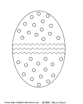 easter eggs coloring page