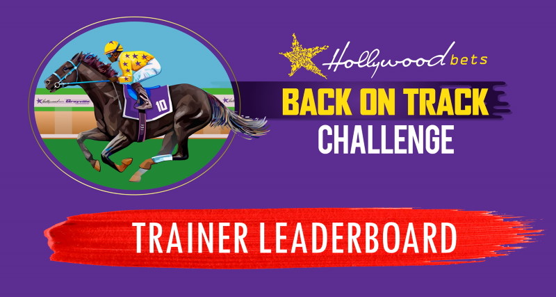 TRAINER LEADERBOARD TRAINER LEADERBOARD - Hollywoodbets Back On Track Challenge logo