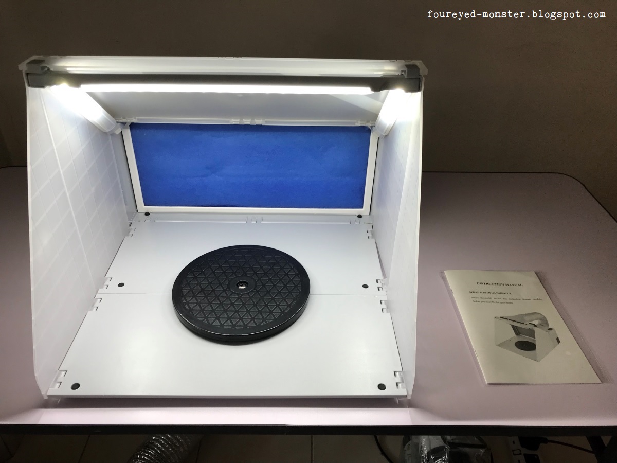 Art and Musings of a Miniature Hobbyist Setting up an Airbrush Spray