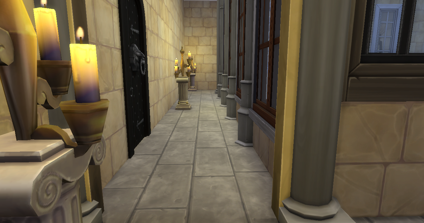 Hogwarts The Sims 4 ปราสาทฮอกวอตส์ The Sims 4