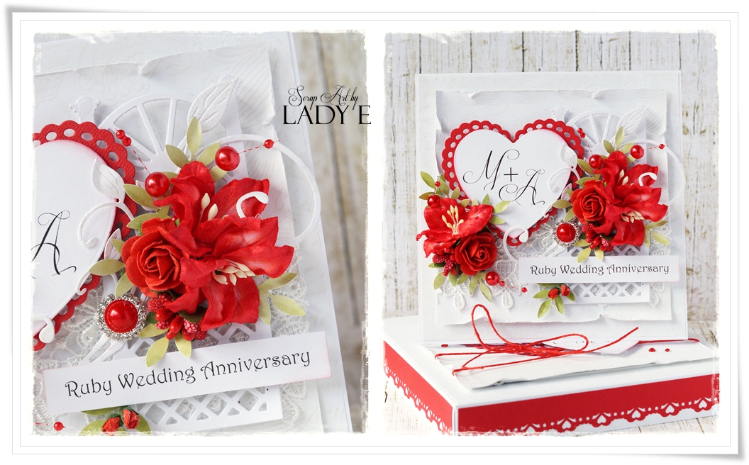 Wild Orchid Crafts: 2 Wedding Anniversary Cards