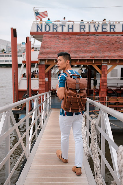 Leo Chan wear Nautical Inspired Outfit | Asian Model and Blogger