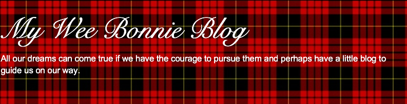 My Wee Bonnie Blog