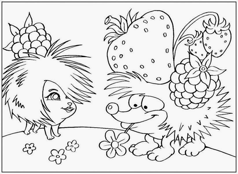 Детски свят: Картинки за оцветяване " Плодове и Зеленчуци " # 2