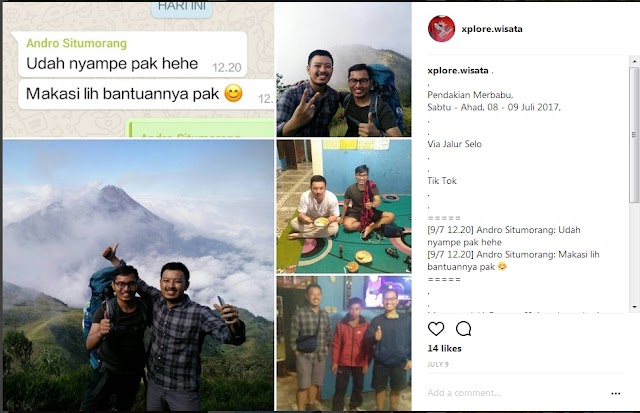 Porter Merbabu, Pendakian Gunung Merbabu Pak Andro dan Pak Herwian via Jalur Selo