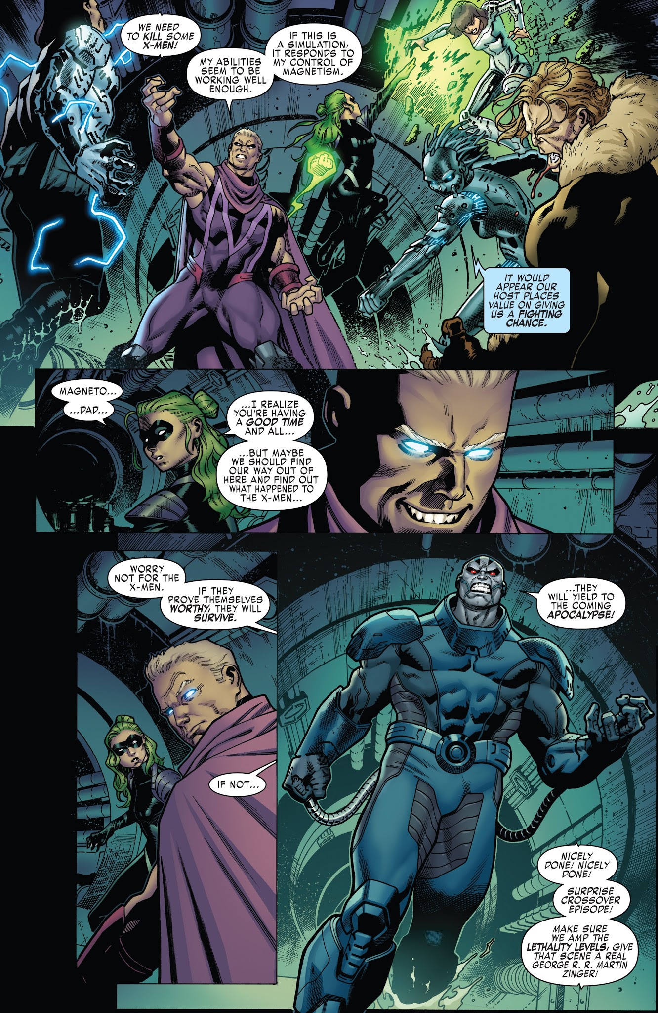 Read online X-Men: Blue comic -  Issue #14 - 14