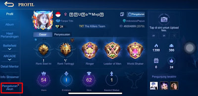 How to Unbind Mobile Legends Game Center Account 6