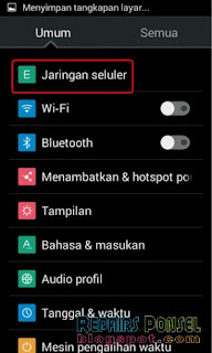 Cara Setting 3G Only di Advan S4P