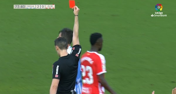 Málaga, un partido de suspensión para Adrián González y Sadiku Málaga, un partido de suspensión para Adrián González y Sadiku