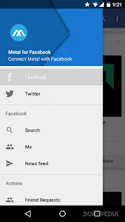 Metal أفضل بديل لتطبيقي فيس بوك وتويتر على اندرويد