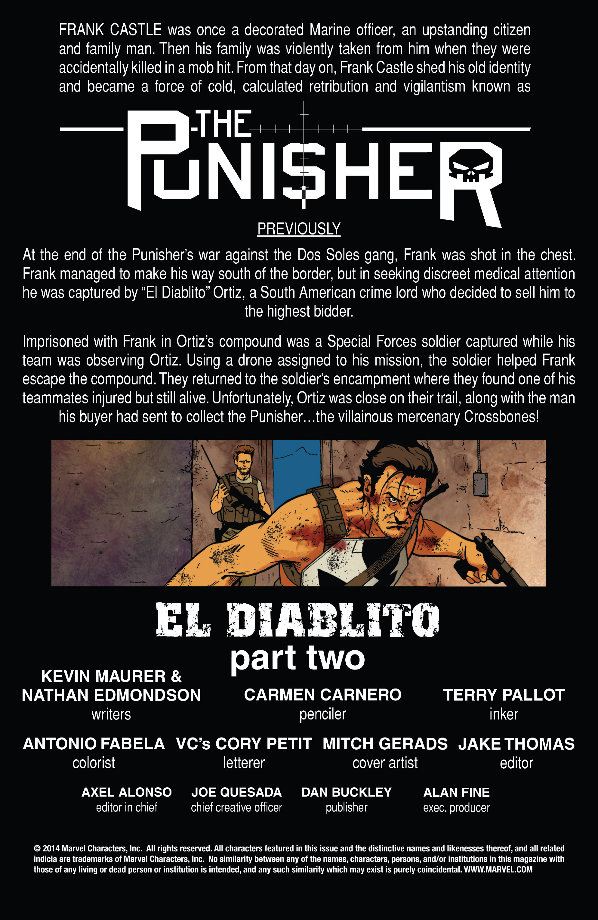 Read online The Punisher (2014) comic -  Issue #8 - 2