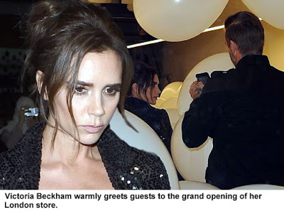 Victoria Beckham big smile happy