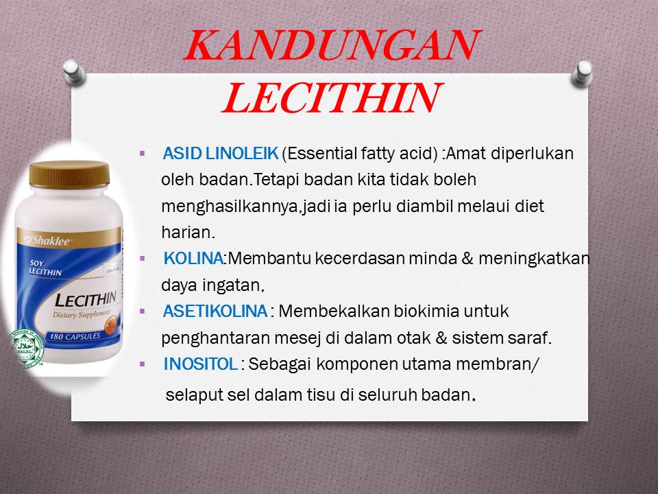 APA ITU LECITHIN DAN KEISTIMEWAAN LECITHIN SHAKLEE Sihat & Cantik
