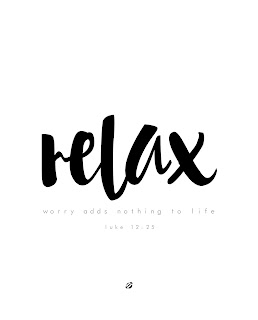 LostBumblebee ©2015 MDBN : Relax: Worry adds nothing to life : Printable : Donate to download : Personal Use Only.