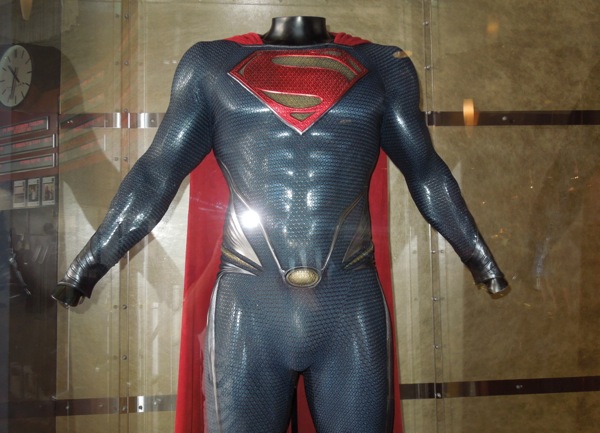 Hollywood Movie Costumes and Props: Man of Steel Superman suit on  display Original film costumes and pr…