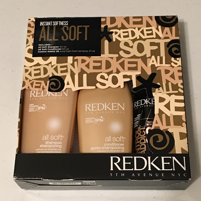 Redken, Redken All Soft, Redken All Soft Instant Softness Set, Redken All Soft Shampoo, Redken All Soft Conditioner, Redken Control Addict 28 extra hold hairspray, hair products, gift set, beauty giveaway, A Month of Beautiful Giveaways