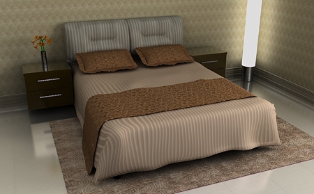 bed 3d model free