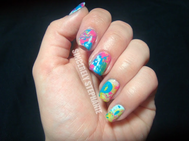 straw-splatter-nail-art