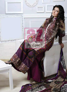 Mahnoor Spring/Summer Lawn Collection 2013 By Al-Zohaib Textiles